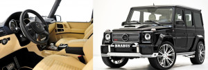 brabus G65 interrior and sideview
