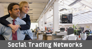 Social trading networks woman piggyback