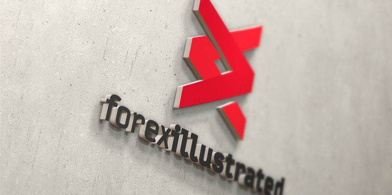 forex illustrated logo on wall